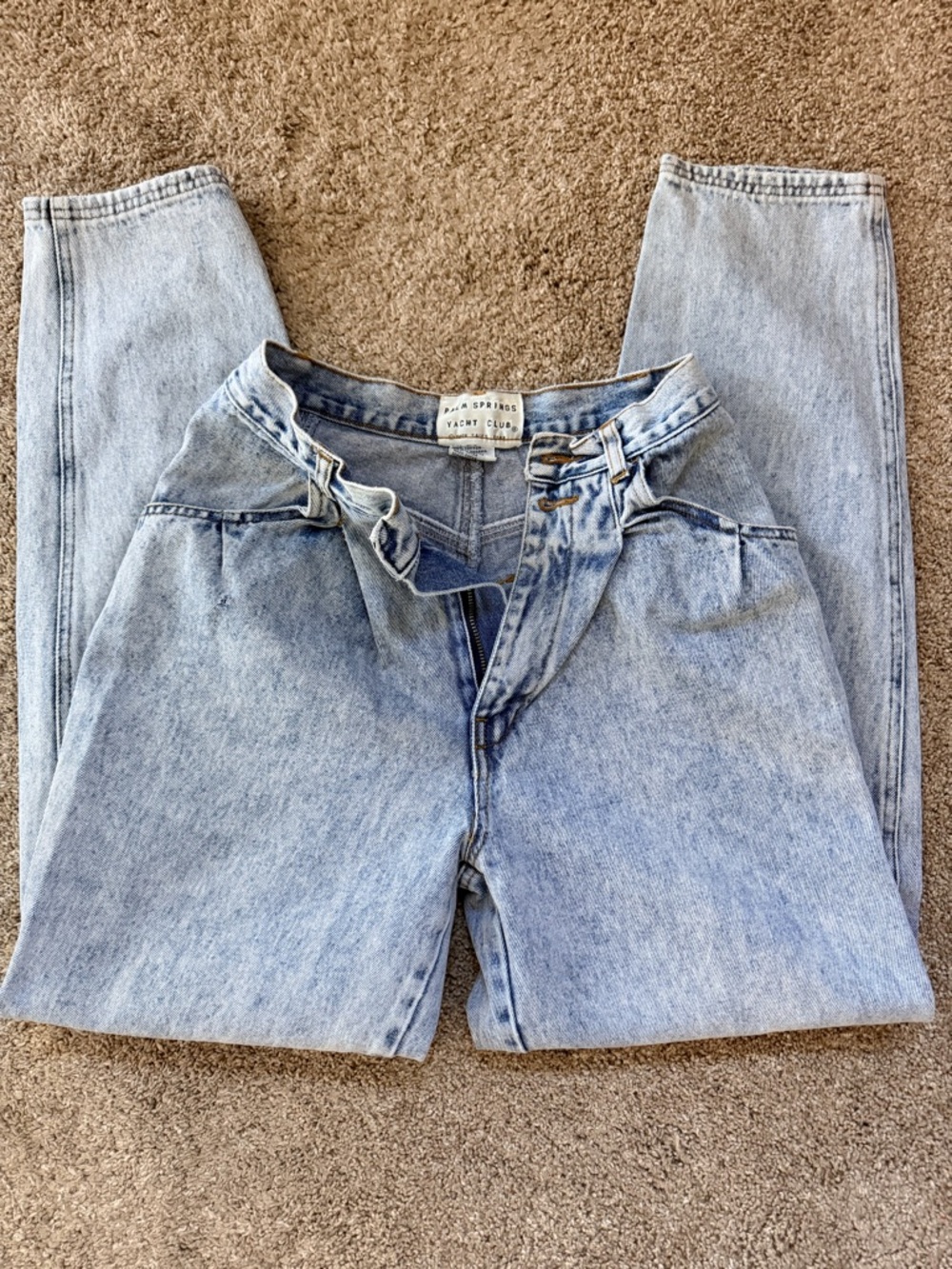 Vintage Palm Springs Yacht Club High Rise Denim Jeans - Picture 7 of 16